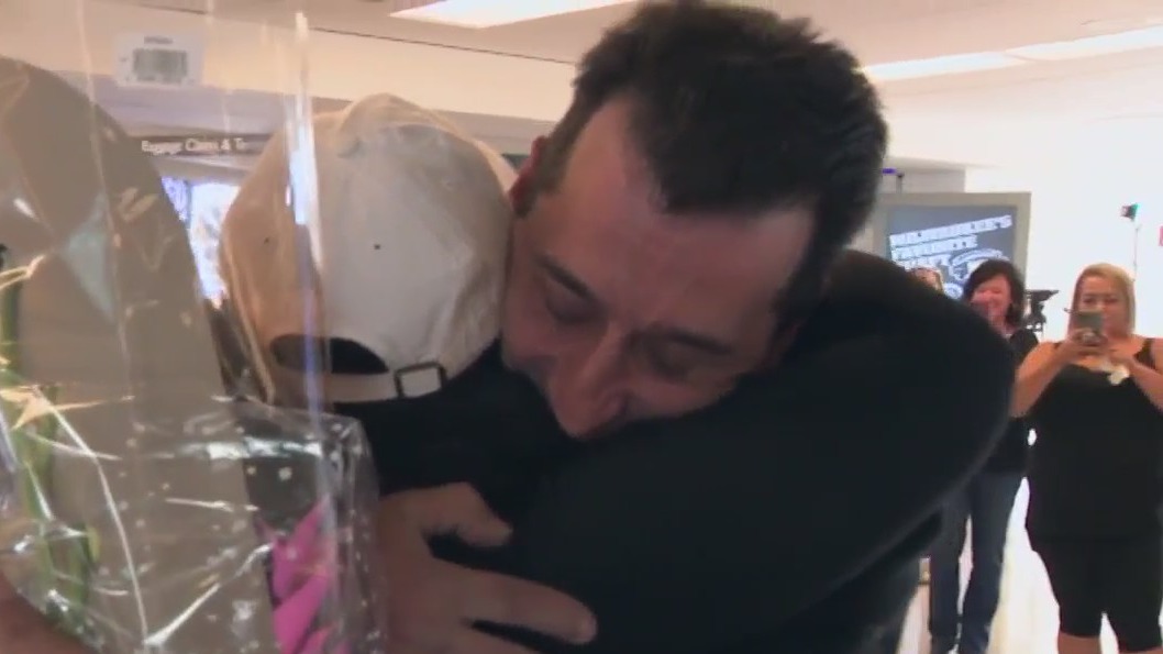 Wisconsin father, daughter meet for 1st time after health scare
